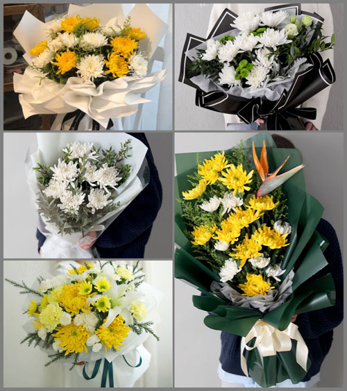 江苏南京建邺区莫愁湖街道白事花束代送